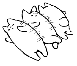 ino's cat Sticker 2 sticker #2921498