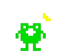 Pixel Frog sticker #2921632