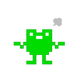 Pixel Frog sticker #2921636