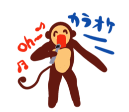Monkey man sticker #2921703