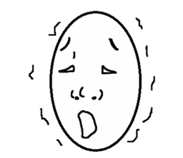 Funny face Pictorial book sticker #2921793