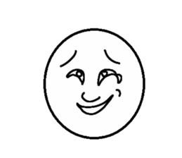 Funny face Pictorial book sticker #2921797