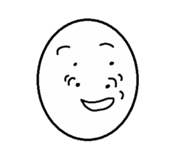 Funny face Pictorial book sticker #2921800