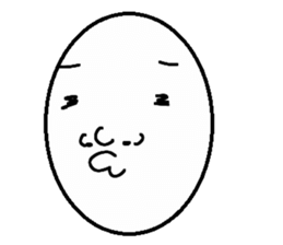 Funny face Pictorial book sticker #2921824