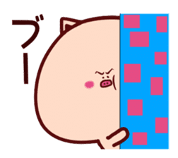 Large animals of face sticker #2922062