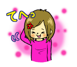 rainbow memories girl's sticker #2922249