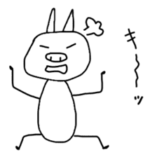 Rabbit of the kansai dialect. sticker #2922722