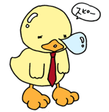 Lovely yellow children3 sticker #2923003