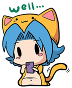 Izam cat(English) sticker #2923605