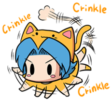 Izam cat(English) sticker #2923606