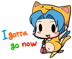 Izam cat(English) sticker #2923612