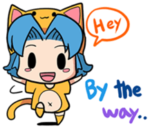 Izam cat(English) sticker #2923613