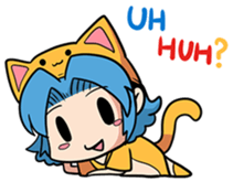 Izam cat(English) sticker #2923614