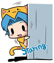 Izam cat(English) sticker #2923618