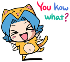 Izam cat(English) sticker #2923619