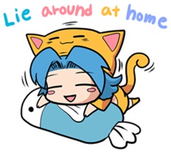 Izam cat(English) sticker #2923620