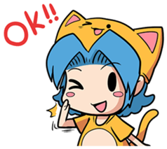 Izam cat(English) sticker #2923621