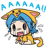 Izam cat(English) sticker #2923622