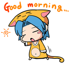 Izam cat(English) sticker #2923626