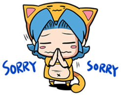 Izam cat(English) sticker #2923629