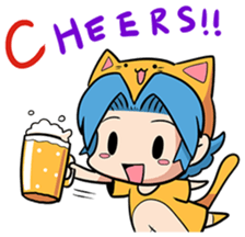 Izam cat(English) sticker #2923630