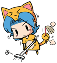 Izam cat(English) sticker #2923632