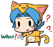 Izam cat(English) sticker #2923635