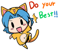 Izam cat(English) sticker #2923636