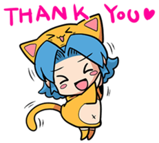 Izam cat(English) sticker #2923637