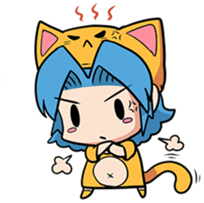 Izam cat(English) sticker #2923641