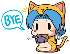 Izam cat(English) sticker #2923642