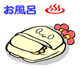 a flower long bear sticker #2925041