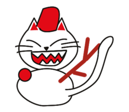 Fuku-chan happy cat Vol.2 sticker #2925727