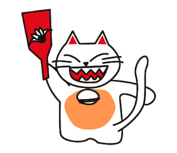 Fuku-chan happy cat Vol.2 sticker #2925732