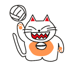 Fuku-chan happy cat Vol.2 sticker #2925734