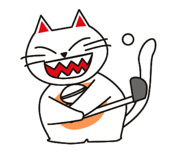 Fuku-chan happy cat Vol.2 sticker #2925735