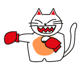 Fuku-chan happy cat Vol.2 sticker #2925738