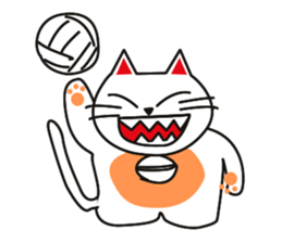 Fuku-chan happy cat Vol.2 sticker #2925739