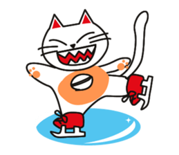 Fuku-chan happy cat Vol.2 sticker #2925740