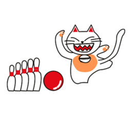 Fuku-chan happy cat Vol.2 sticker #2925742