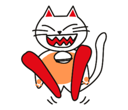 Fuku-chan happy cat Vol.2 sticker #2925743