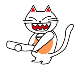 Fuku-chan happy cat Vol.2 sticker #2925747