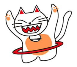 Fuku-chan happy cat Vol.2 sticker #2925748