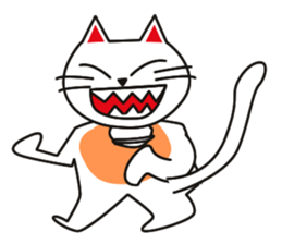 Fuku-chan happy cat Vol.2 sticker #2925751