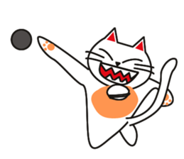 Fuku-chan happy cat Vol.2 sticker #2925752