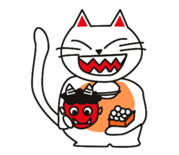 Fuku-chan happy cat Vol.2 sticker #2925753