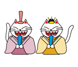 Fuku-chan happy cat Vol.2 sticker #2925754