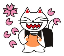 Fuku-chan happy cat Vol.2 sticker #2925755