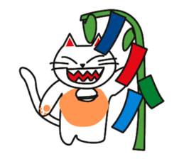 Fuku-chan happy cat Vol.2 sticker #2925759