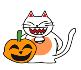 Fuku-chan happy cat Vol.2 sticker #2925762